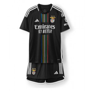 Benfica Dětské Venkovní dres komplet 2023-24 Krátký Rukáv (+ trenýrky)